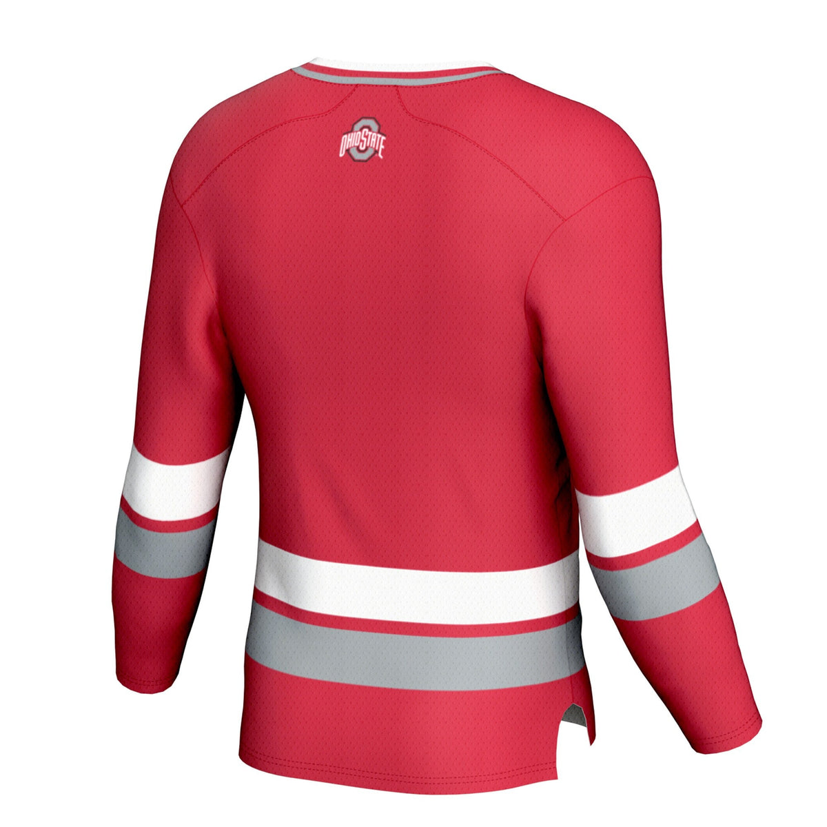 Ohio State Buckeyes Spirit Hockey Jersey - Scarlet product image 4, provided for visual reference and product detail review