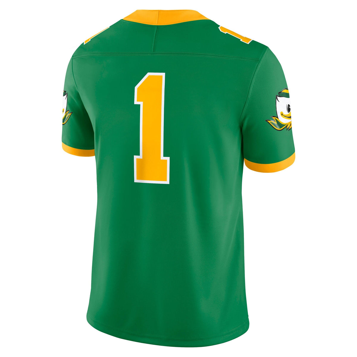 #1 Oregon Ducks Alternate Game Jersey - Green product image 4, provided for visual reference and product detail review