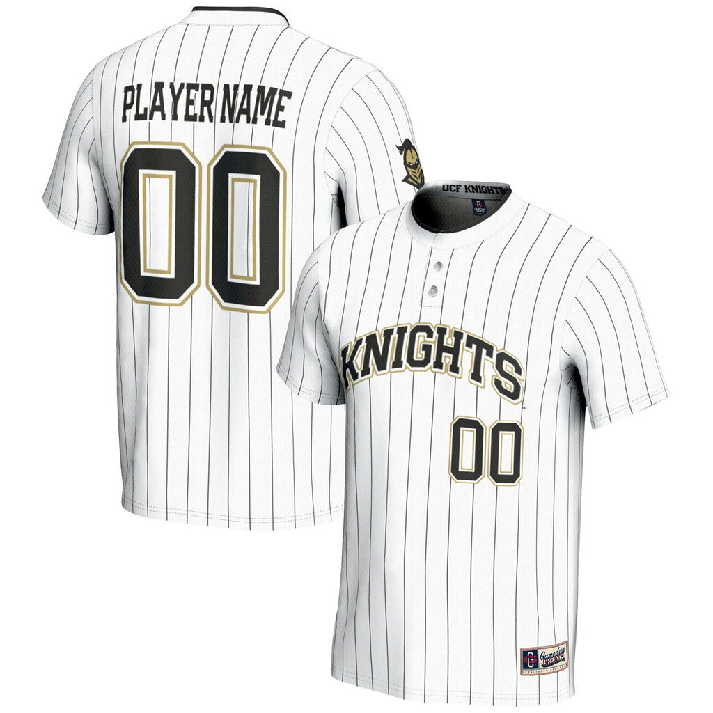 UCF Knights NIL Pick-A-Player Lightweight Softball Jersey - White product image 1, provided for visual reference and product
