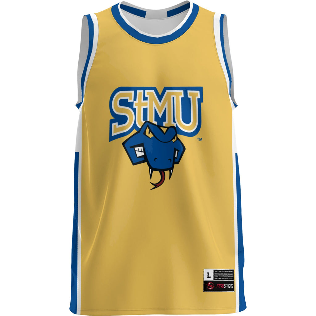 St. Mary's University Rattlers Lightweight Basketball Jersey - Blue product image 3, provided for visual reference and