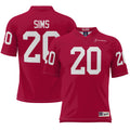 Billy Sims Crimson Oklahoma Sooners Heisman Football Jersey product image 1, provided for visual reference and product