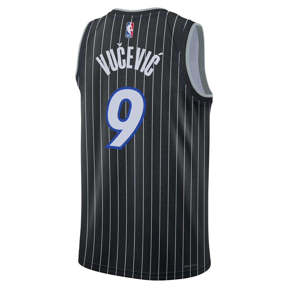 Orlando Magic Statement Edition Jersey - Black - Nikola Vučević product image 4, provided for visual reference and product