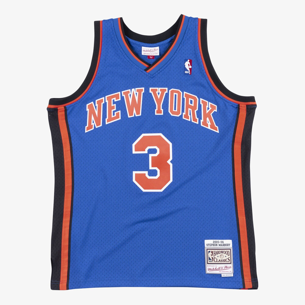 New York Knicks Stephon Marbury 2006 Swingman Authentic Jersey - Royal Blue product image 3, provided for visual reference