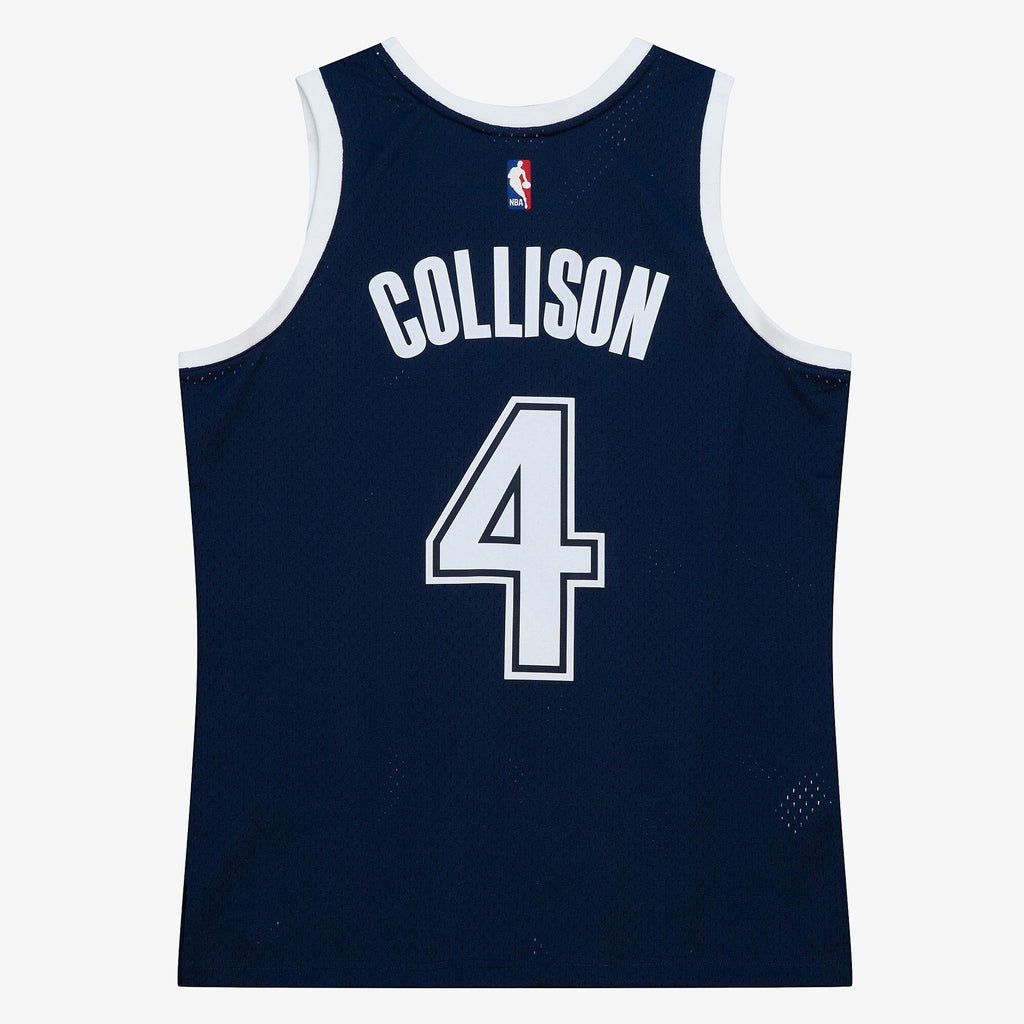 Oklahoma City Thunder Nick Collison 2015 Alternate Authentic Jersey - Ash Blue product image 4, provided for visual