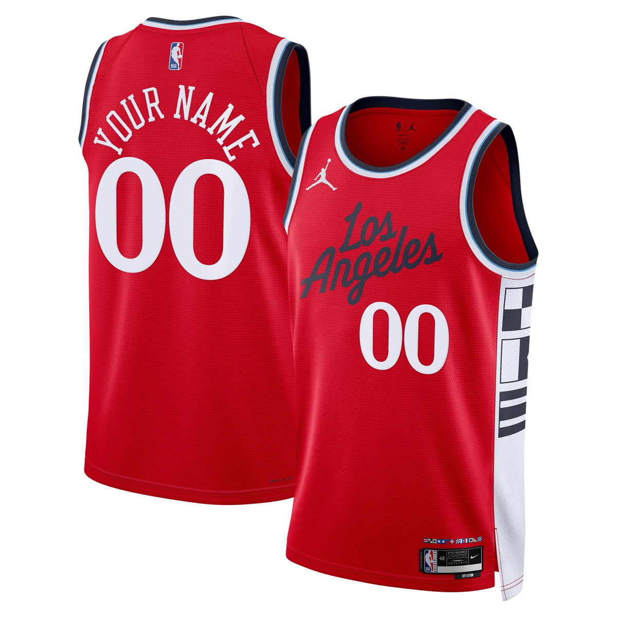 LA Clippers NBA Statement Edition Swingman Jersey - Custom product image 1, provided for visual reference and product detail