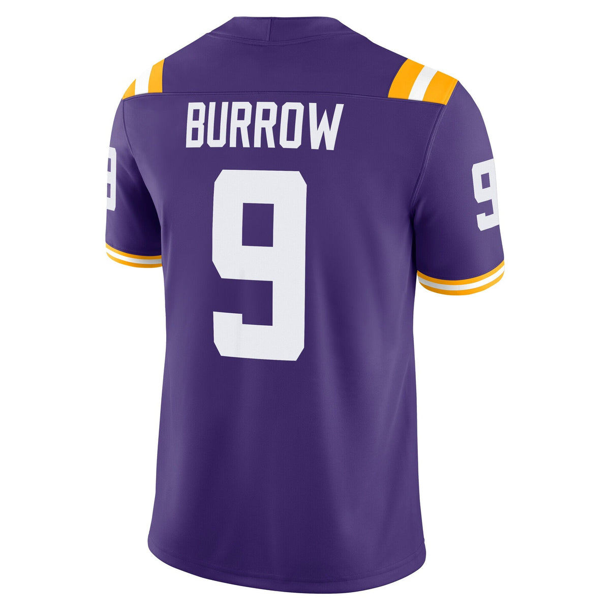 Joe Burrow Purple LSU Tigers Alumni Game Jersey product image 4, provided for visual reference and product detail review