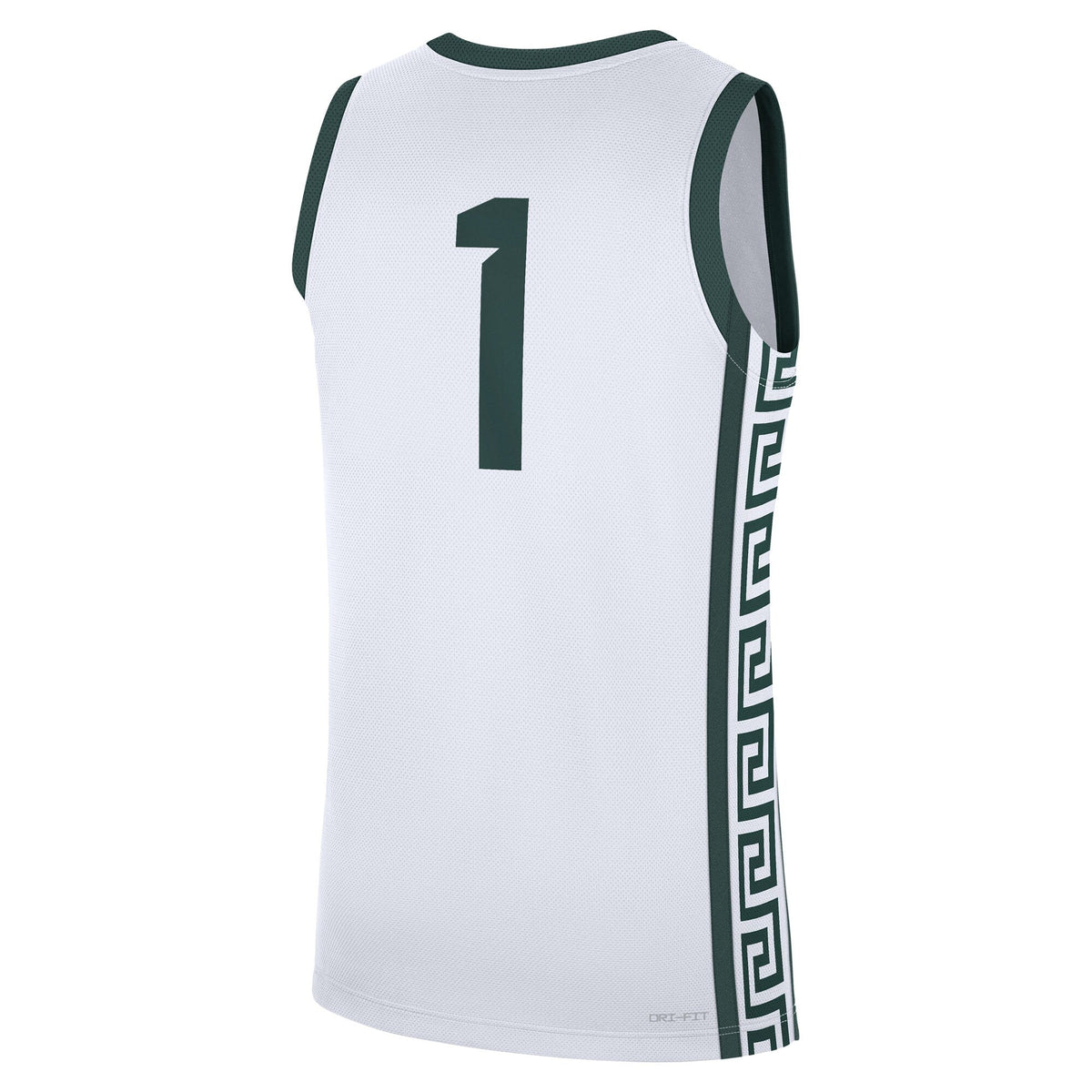 #1 Michigan State Spartans Home Replica Jersey - White product image 4, provided for visual reference and product detail