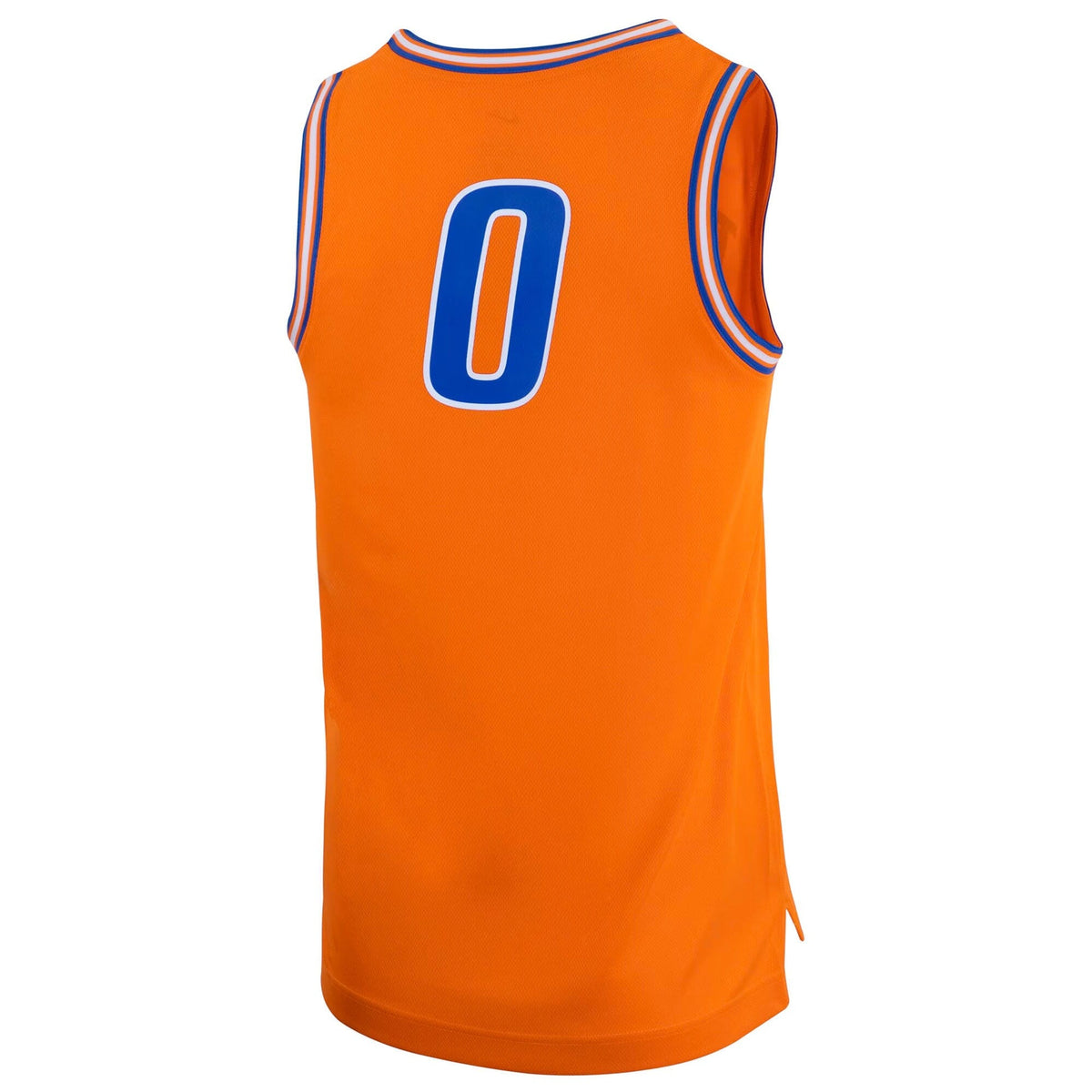 #0 Boise State Broncos Retro Replica Basketball Jersey - Orange product image 4, provided for visual reference and product