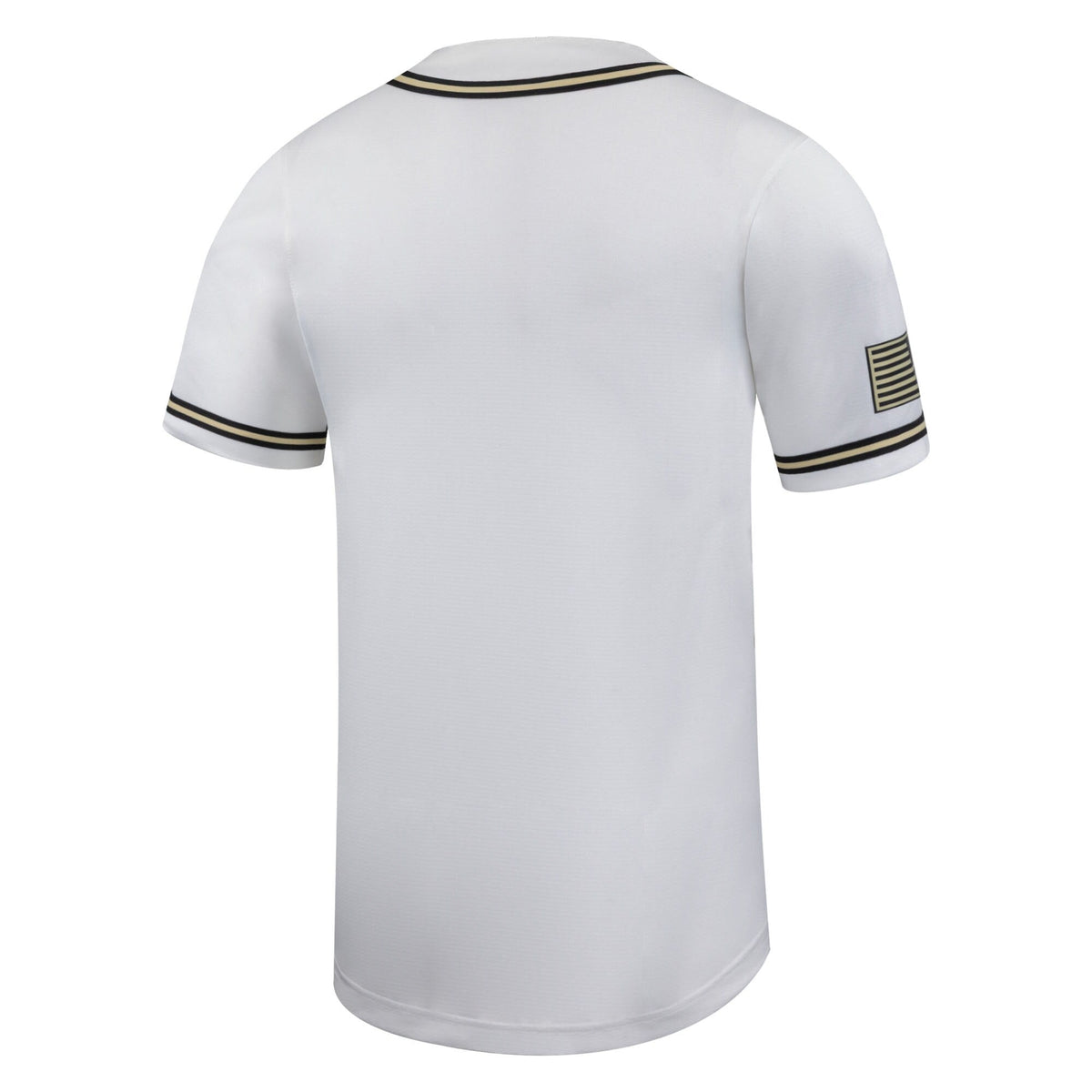 White Army Black Knights Replica Baseball Jersey product image 4, provided for visual reference and product detail review