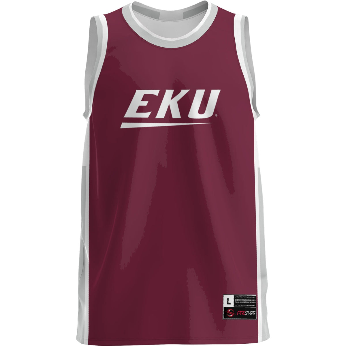Eastern Kentucky Colonels Lightweight Basketball Jersey - Maroon product image 3, provided for visual reference and product