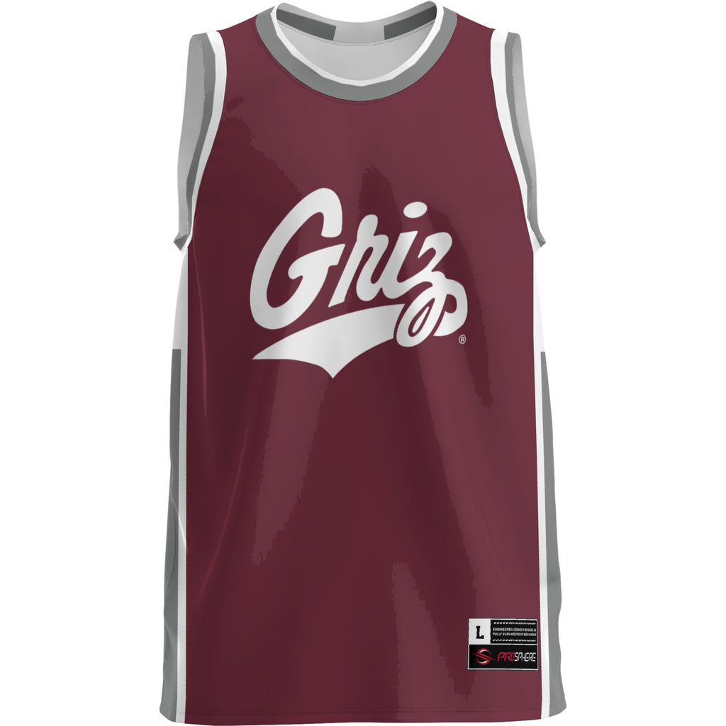 Montana Grizzlies Lightweight Basketball Jersey - Maroon product image 3, provided for visual reference and product detail