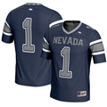#1 Nevada Wolf Pack Endzone Football Jersey - Navy product image 1, provided for visual reference and product detail review