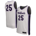 #25 Kansas State Wildcats Replica Basketball Jersey - White product image 1, provided for visual reference and product