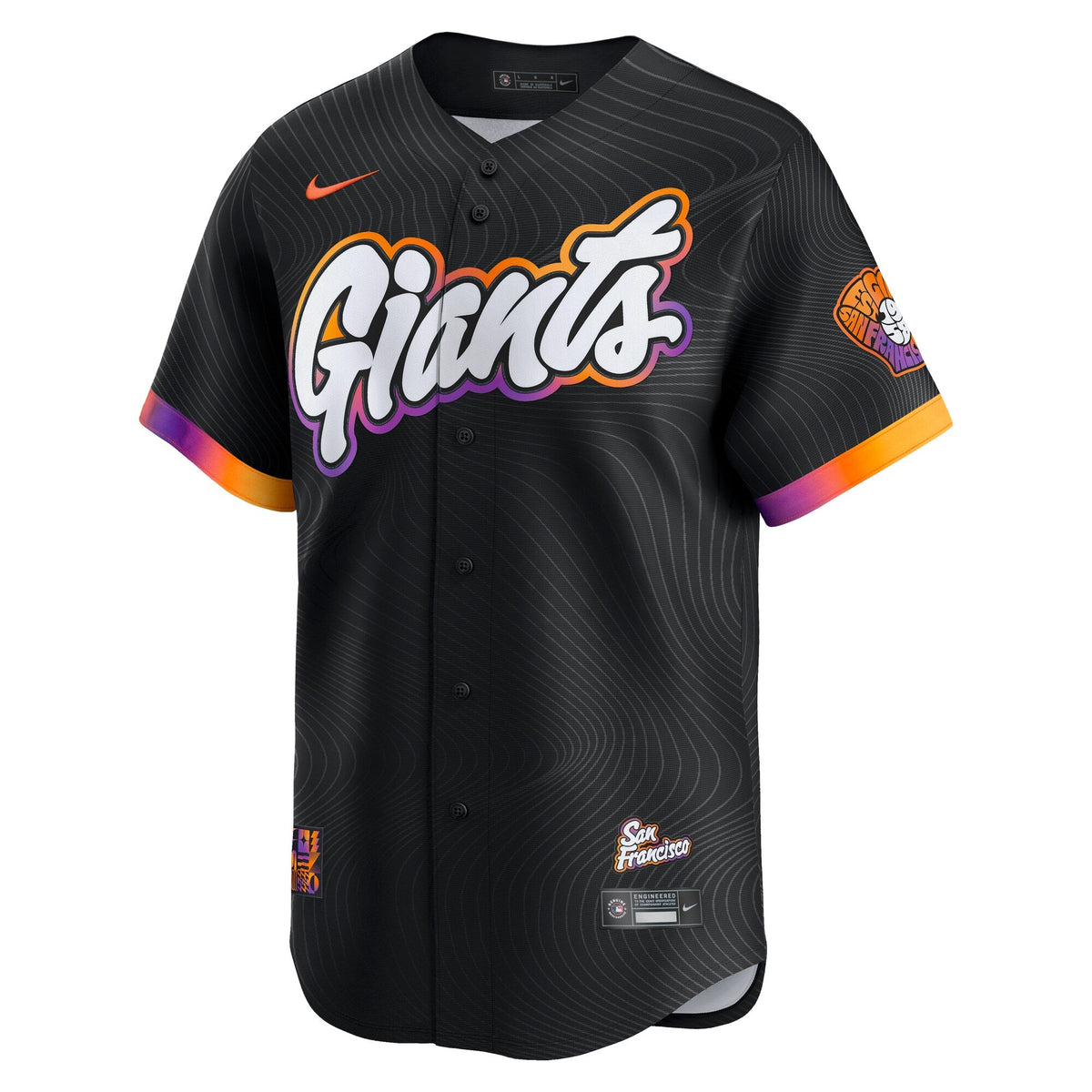 San Francisco Giants Anthracite 2025 City Connect Limited Jersey product image 2, provided for visual reference and product