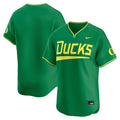 Green Oregon Ducks Baseball Limited Jersey product image 1, provided for visual reference and product detail review