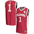 #1 Oklahoma Sooners Lightweight Basketball Jersey - Crimson product image 1, provided for visual reference and product