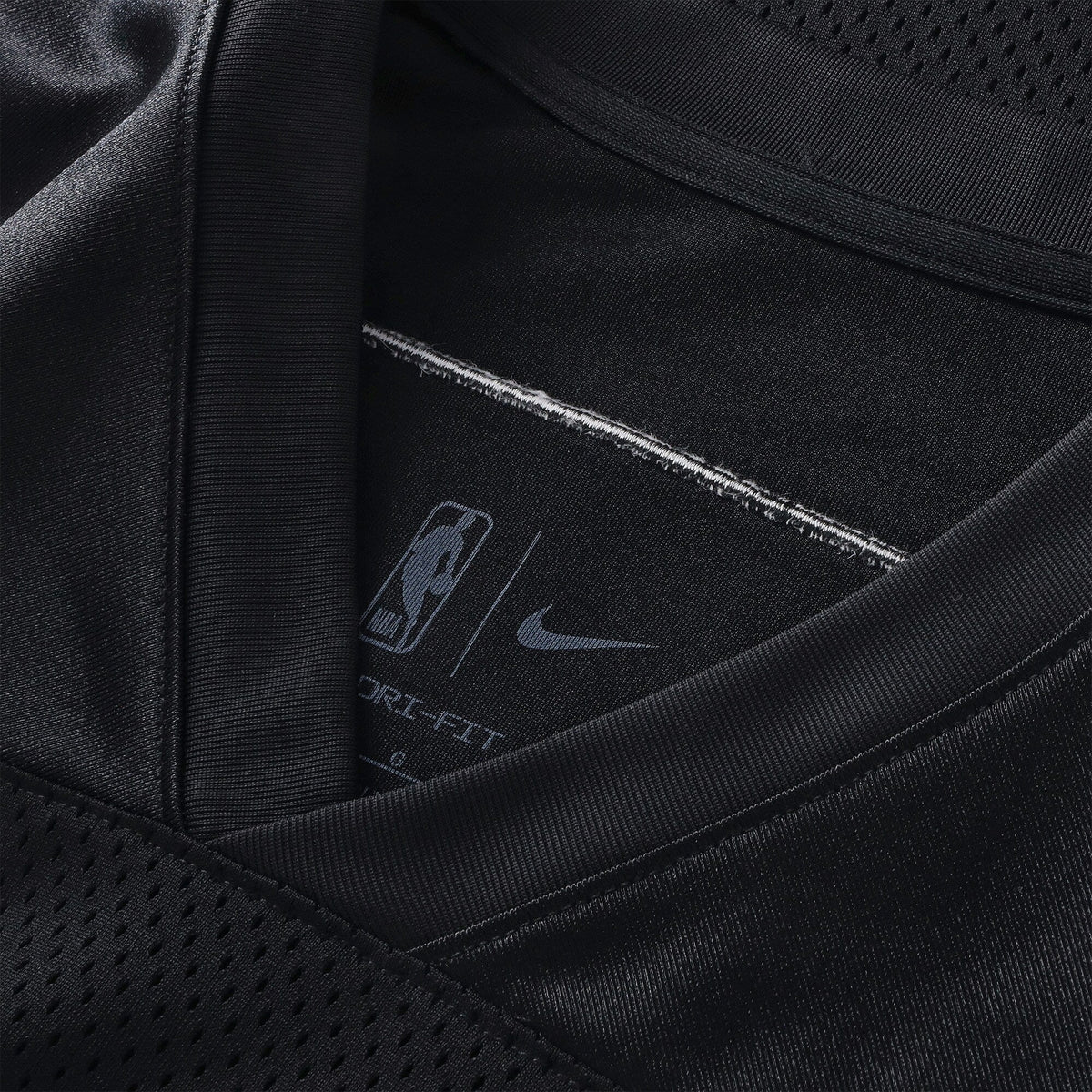 Los Angeles Lakers Courtside Football Jersey - Black product image 5, provided for visual reference and product detail review