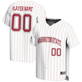 Washington State Cougars NIL Pick-A-Player Lightweight Baseball Jersey - White product image 1, provided for visual