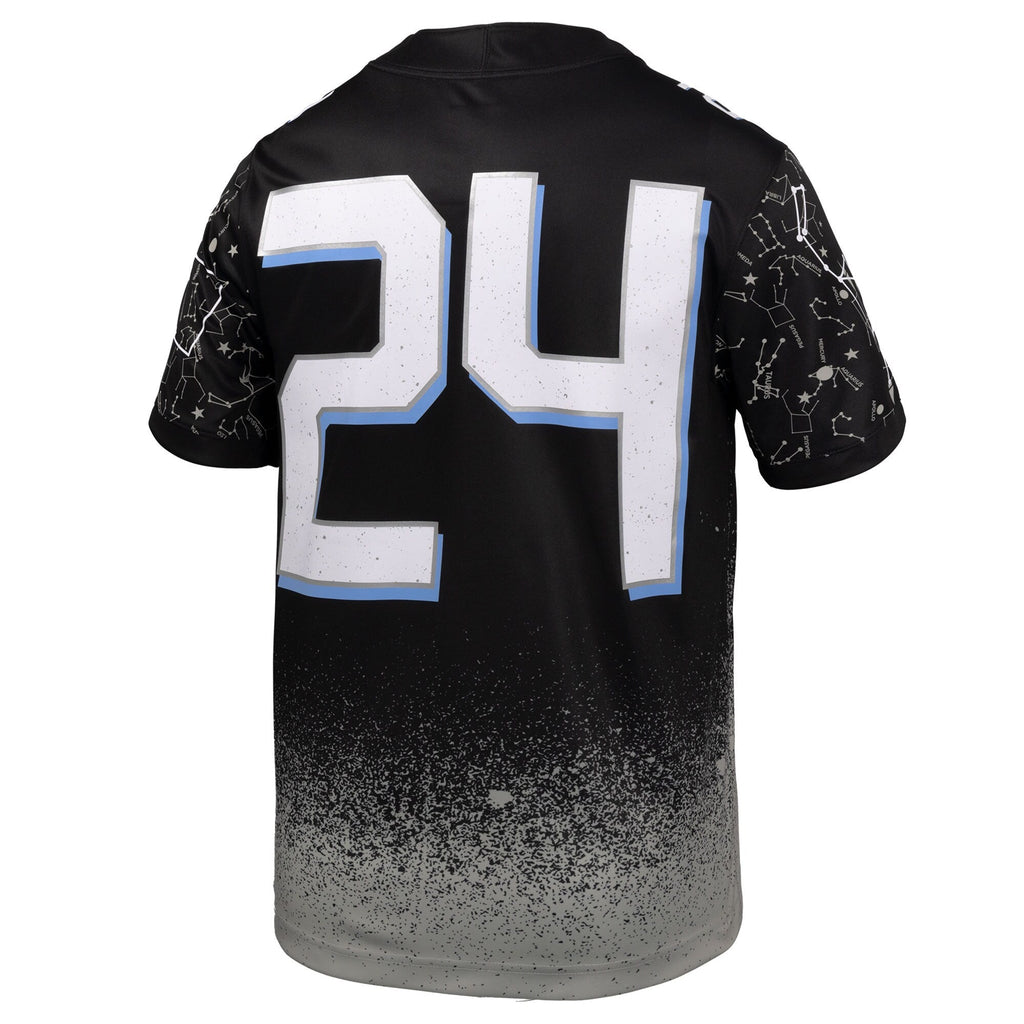 #24 UCF Knights 2024 Space Game Alternate Game Jersey - Black product image 4, provided for visual reference and product