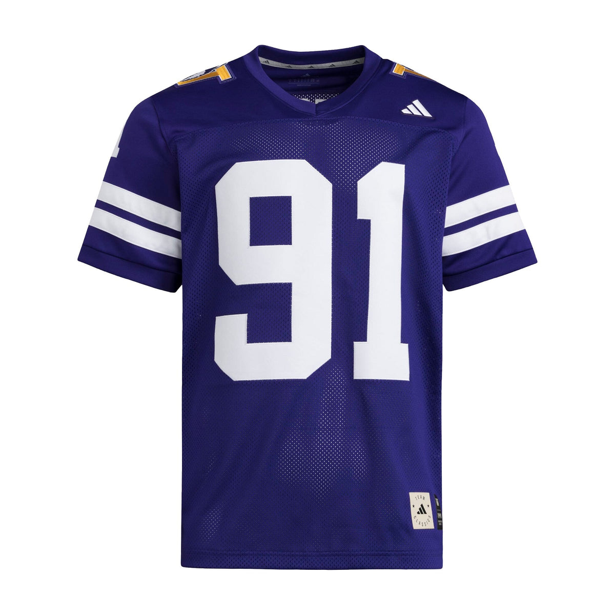Washington Huskies 1991 National Championship Anniversary Icon Football Jersey - Purple product image 3, provided for visual