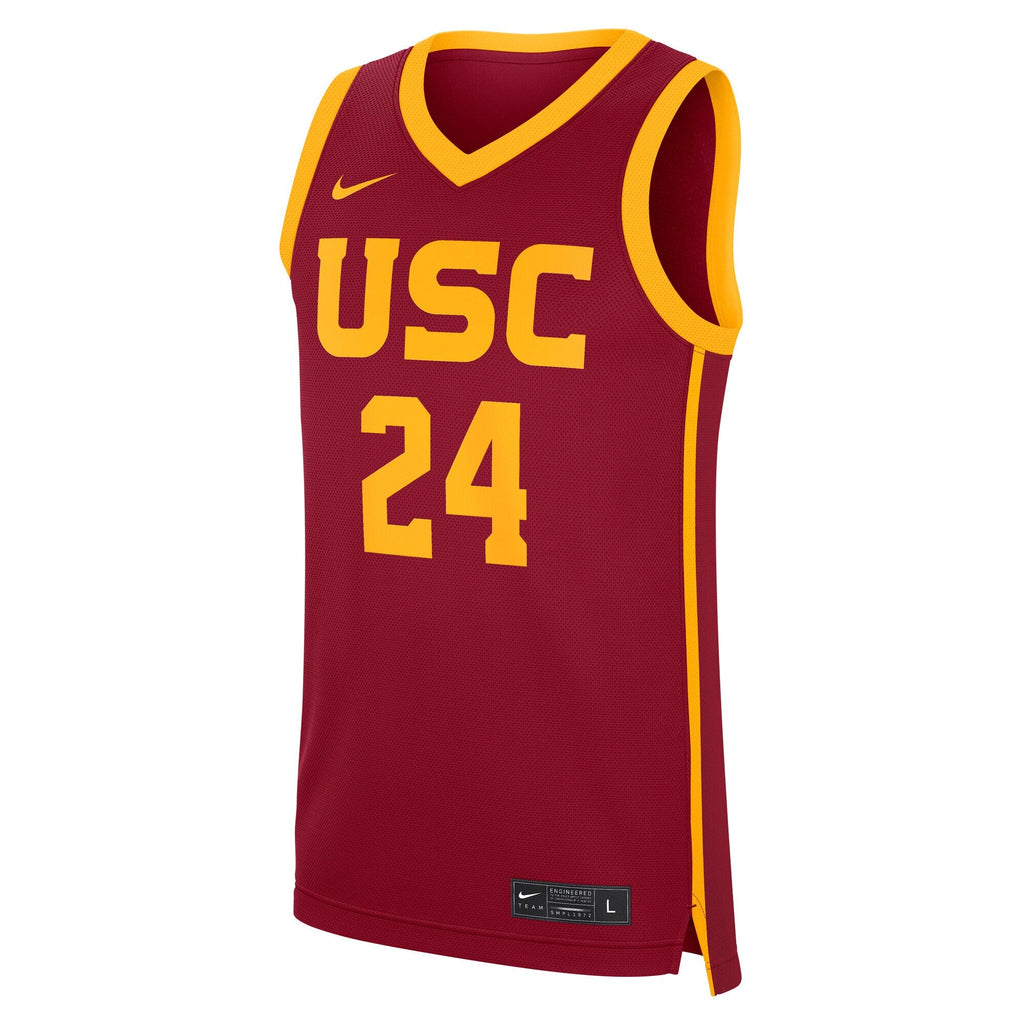 #24 Cardinal USC Trojans Road Replica Jersey product image 3, provided for visual reference and product detail review