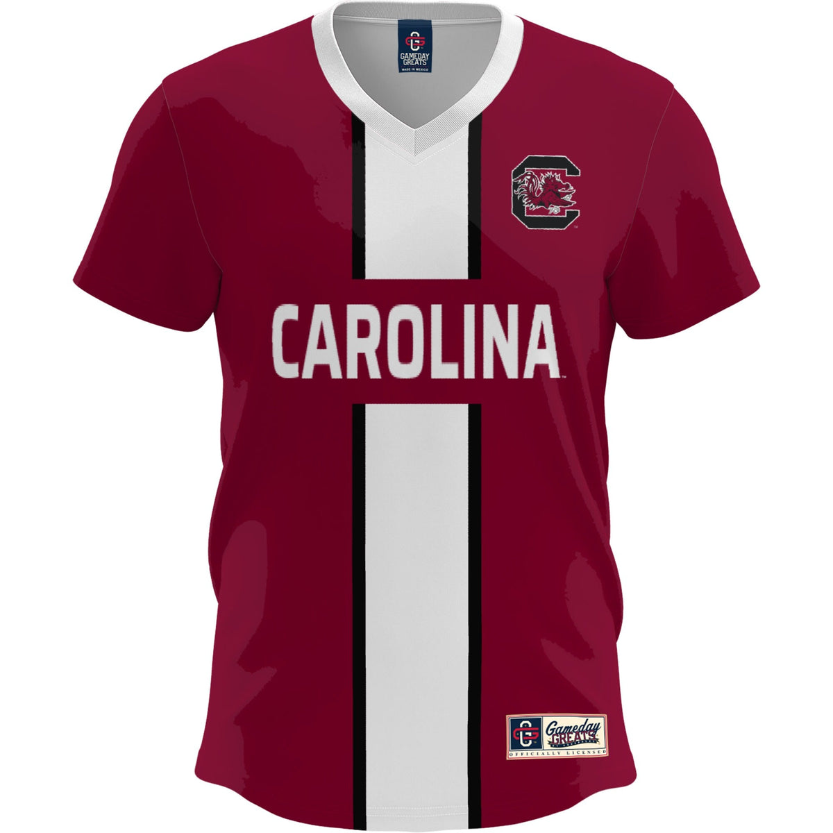 South Carolina Gamecocks Lightweight Soccer Fashion Jersey - Garnet product image 3, provided for visual reference and