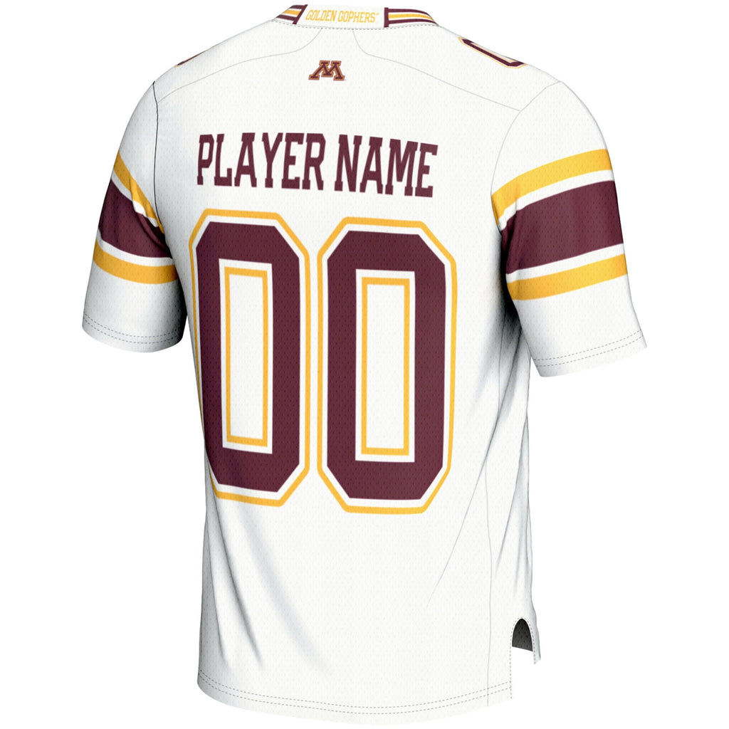 Minnesota Golden Gophers NIL Pick-A-Player Football Jersey – White product image 4, provided for visual reference and
