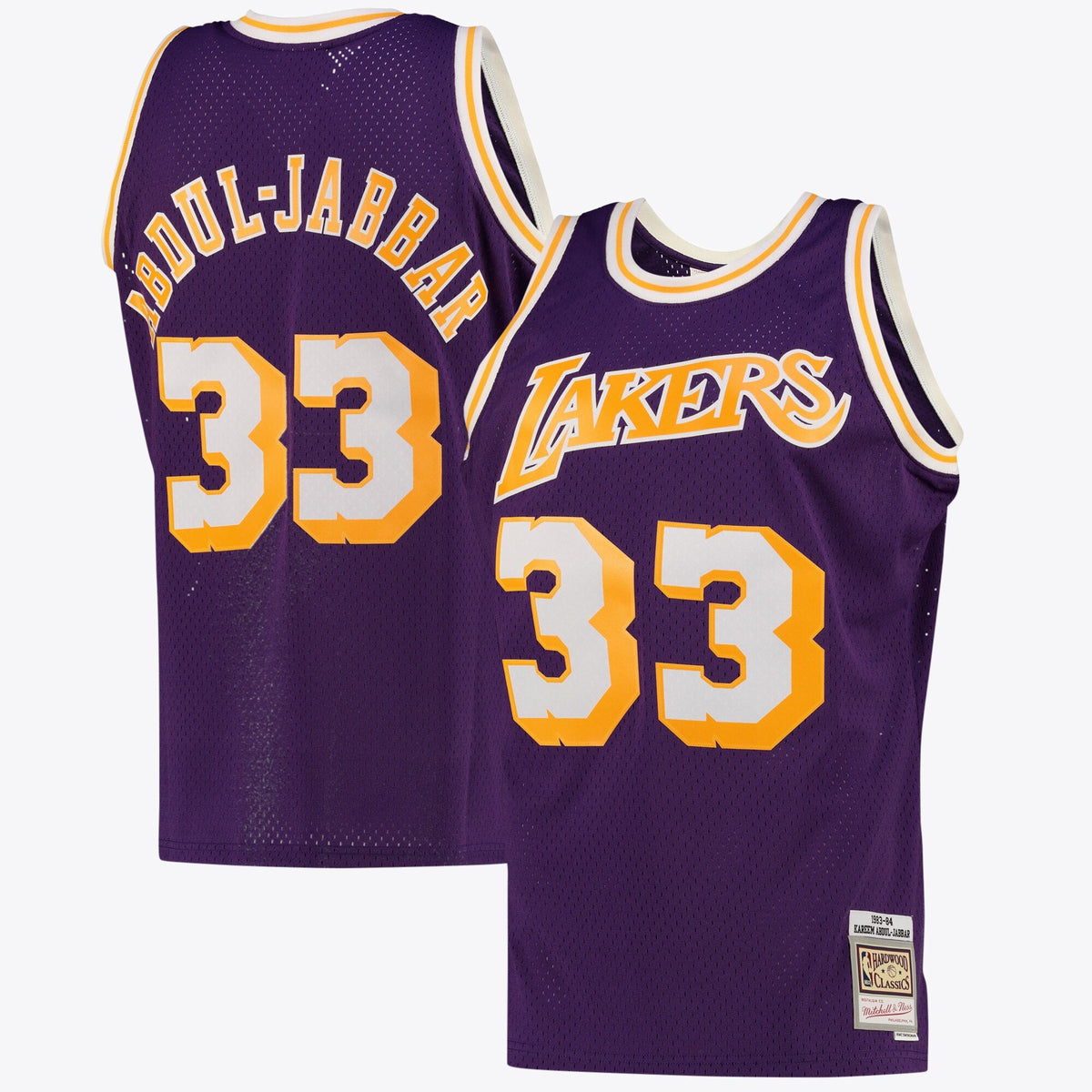 Los Angeles Lakers Kareem Abdul-Jabbar Alternate Swingman Jersey - Purple product image 1, provided for visual reference and