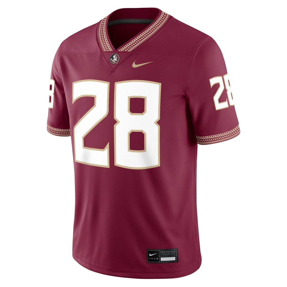 Warrick Dunn Florida State Seminoles Alumni Game Jersey - Garnet product image 3, provided for visual reference and product