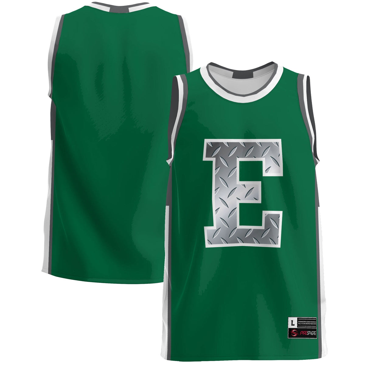 Eastern Michigan Eagles Lightweight Basketball Jersey - Green product image 1, provided for visual reference and product