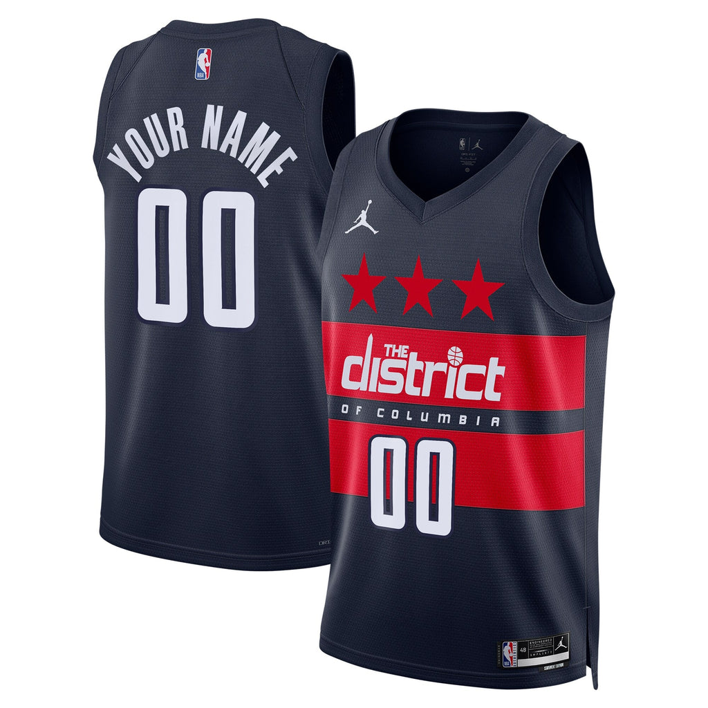 Washington Wizards NBA Statement Edition Swingman Jersey - Custom product image 2, provided for visual reference and product