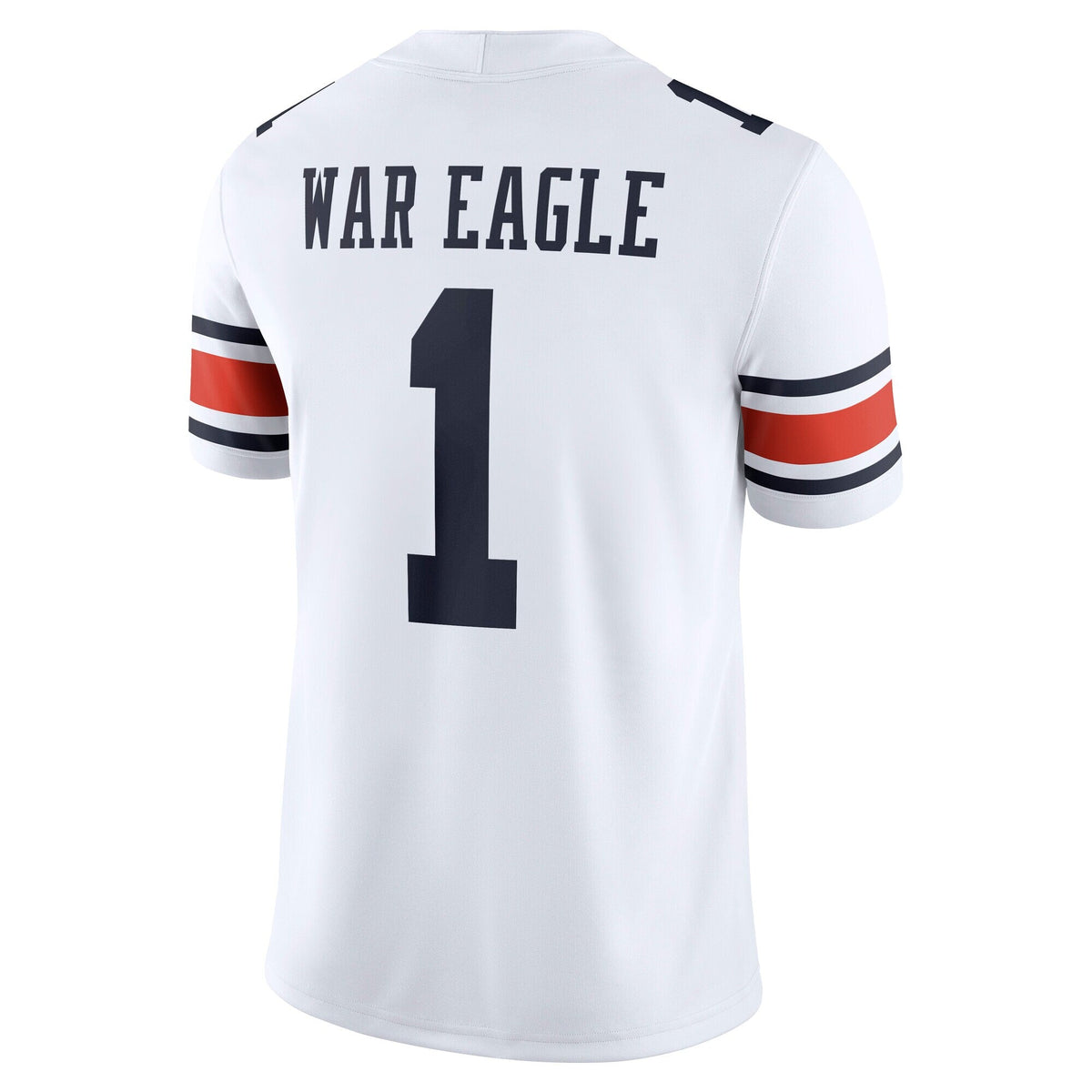 Auburn Tigers Away Football Game Jersey - White product image 4, provided for visual reference and product detail review