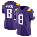 Malik Nabers LSU Tigers Player Game Jersey - Purple product image 1, provided for visual reference and product detail review