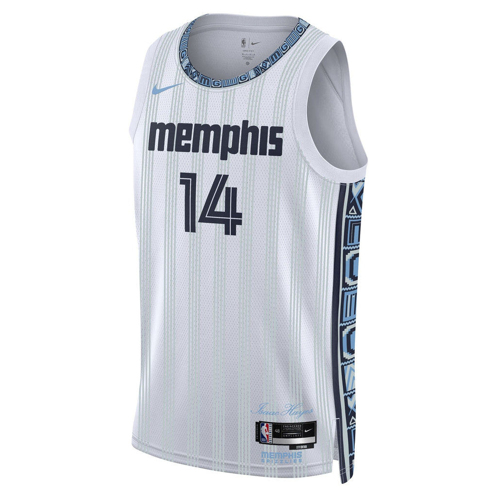 Memphis Grizzlies 2025/26 City Edition Swingman Jersey - Gray - Zach Edey product image 3, provided for visual reference and