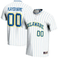 Delaware Fightin' Blue Hens NIL Pick-A-Player Lightweight Softball Jersey - White product image 1, provided for visual