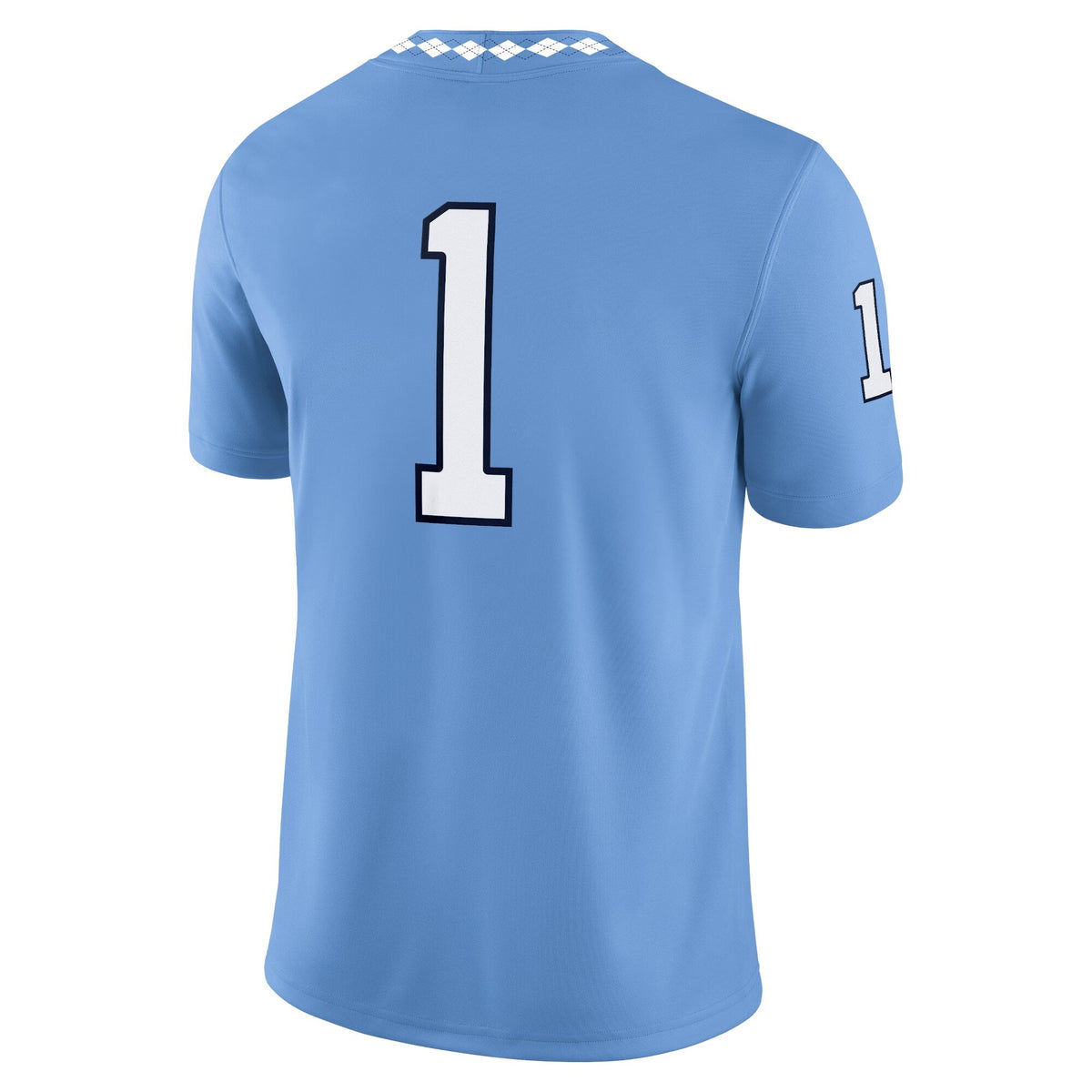 #1 North Carolina Tar Heels Game Jersey - Carolina Blue product image 4, provided for visual reference and product detail