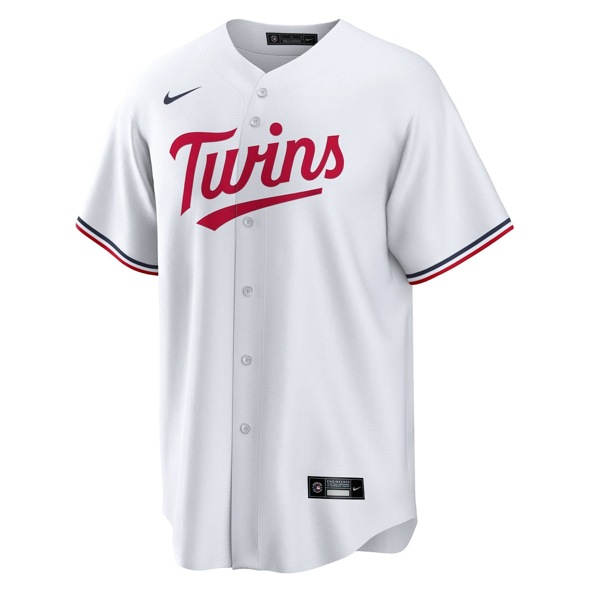 Minnesota Twins Joe Ryan White Home Replica Player Jersey product image 3, provided for visual reference and product detail