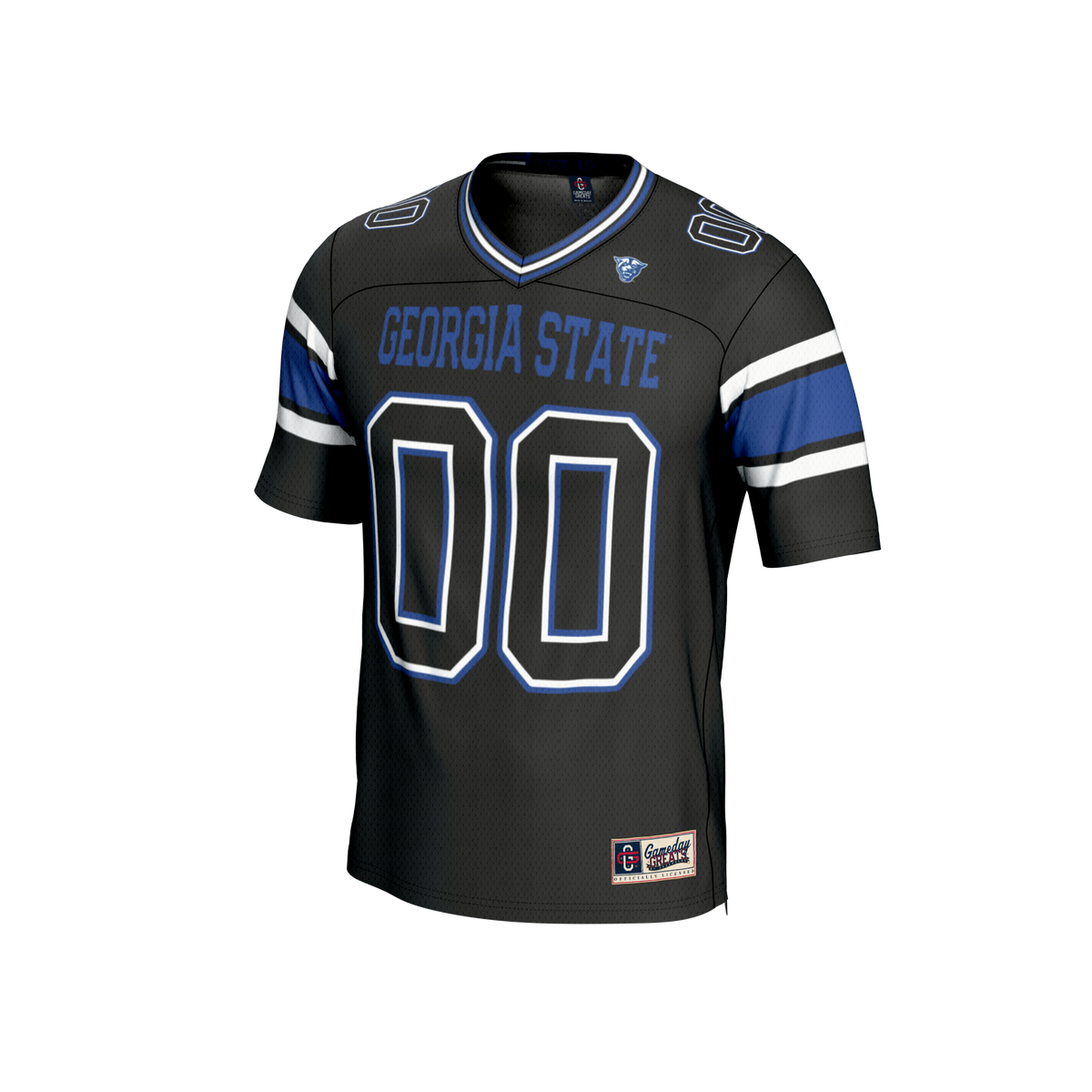 Georgia State Panthers NIL Football Fashion Jersey - Black product image 3, provided for visual reference and product detail