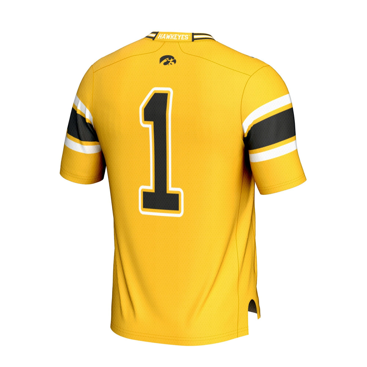 Iowa Hawkeyes Lightweight Collegiate Football Fashion Jersey - Gold product image 4, provided for visual reference and