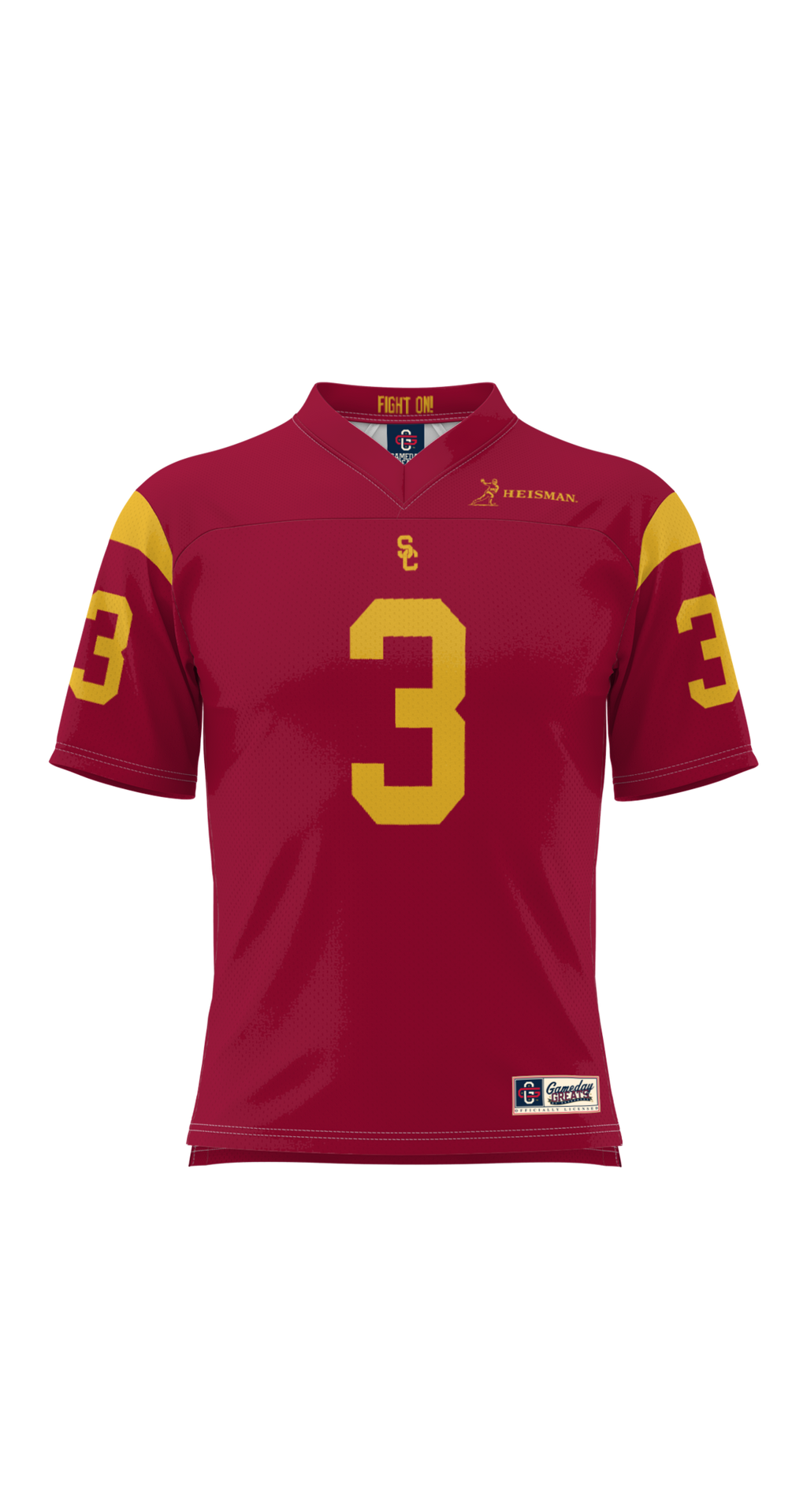Carson Palmer Cardinal USC Trojans Heisman Football Jersey product image 3, provided for visual reference and product detail