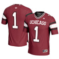 #1 UChicago Maroons Football Jersey - Maroon product image 1, provided for visual reference and product detail review