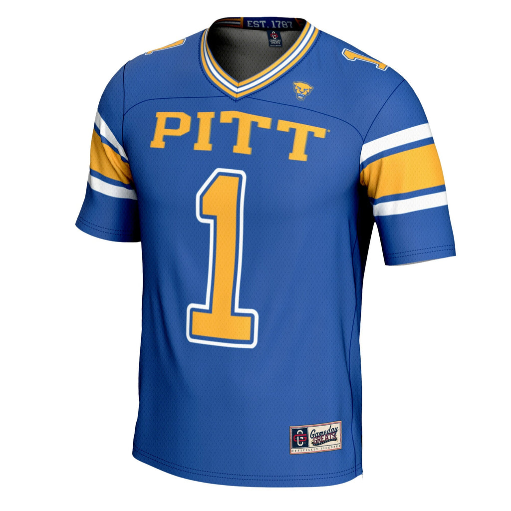 #1 Pitt Panthers Football Jersey - Cardinal product image 3, provided for visual reference and product detail review