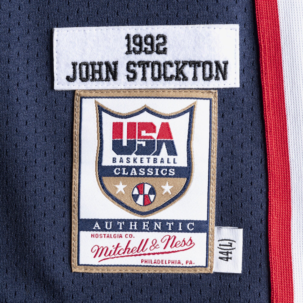 USA Basketball Authentic Jersey John Stockton 1992 product image 4, provided for visual reference and product detail review