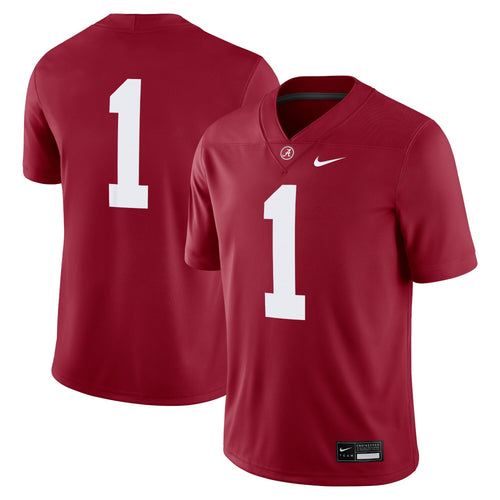 #1 Alabama Crimson Tide Game Jersey - Crimson product image 2, provided for visual reference and product detail review