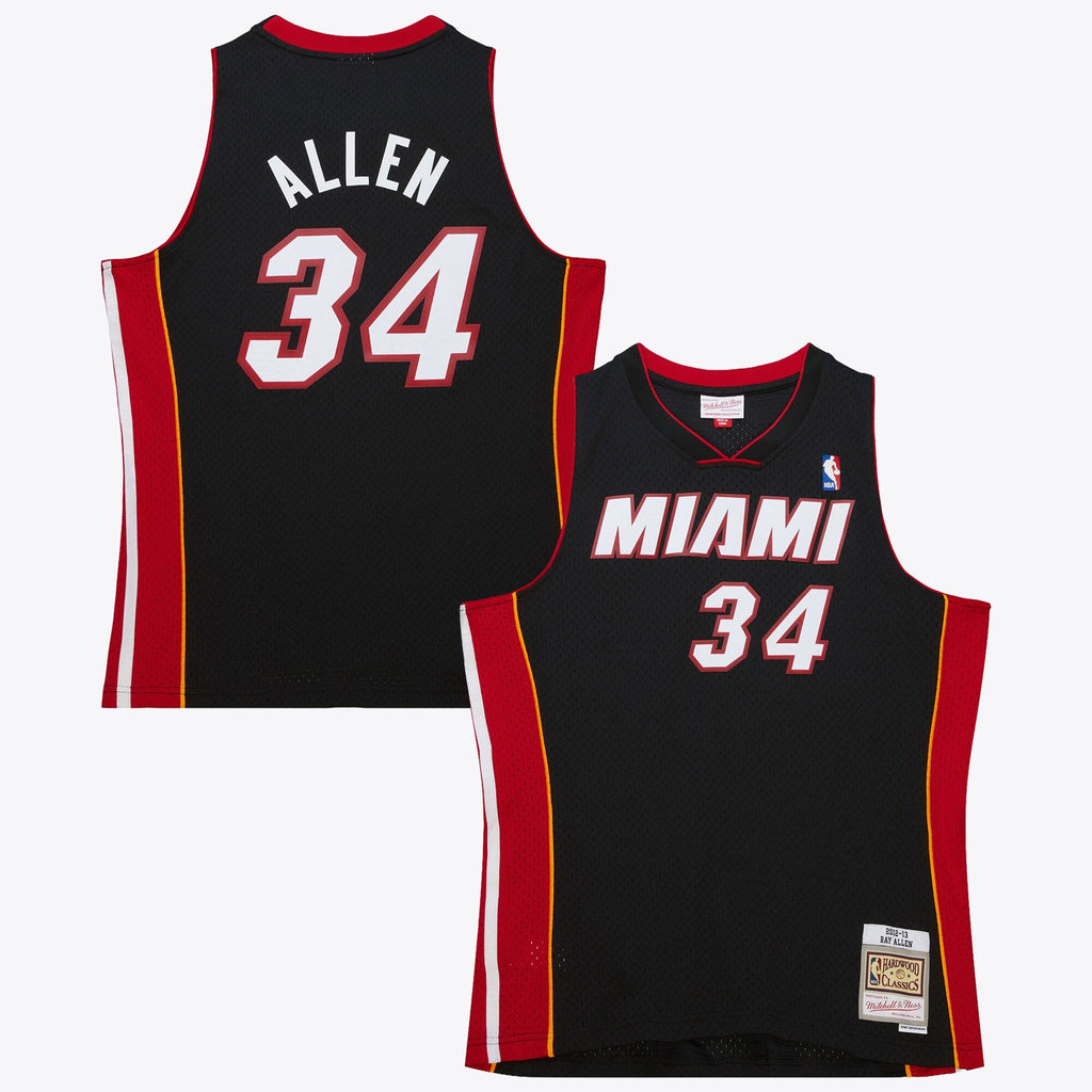 Miami Heat Ray Allen 2012 Authentic Jersey - Black product image 2, provided for visual reference and product detail review