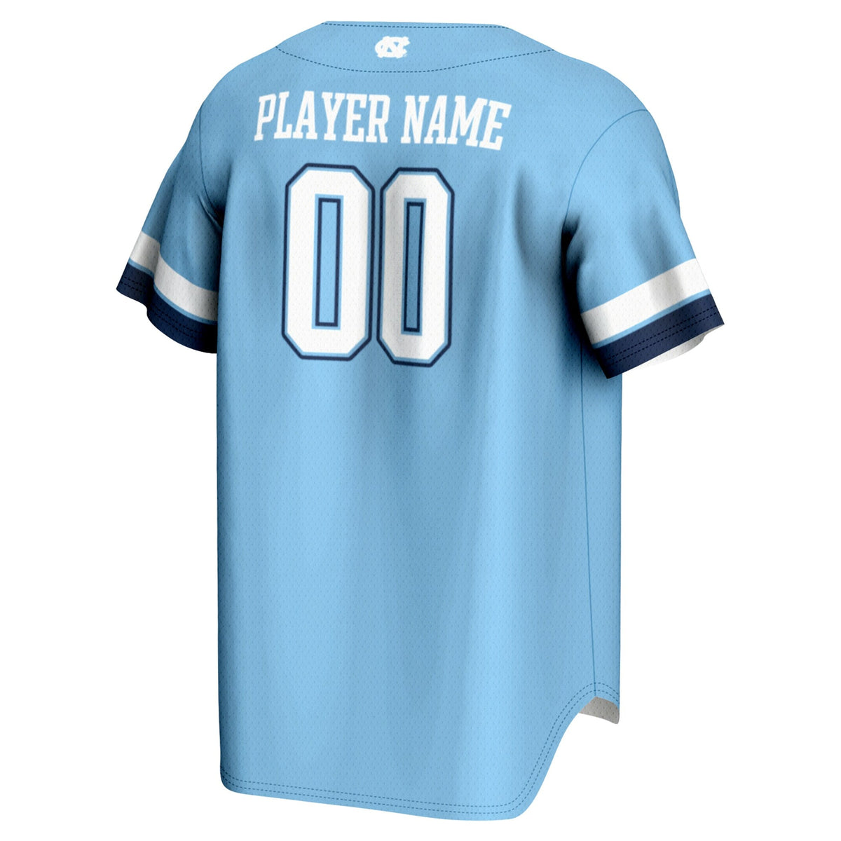 North Carolina Tar Heels NIL Pick-A-Player Lightweight Baseball Jersey - Carolina Blue product image 4, provided for visual