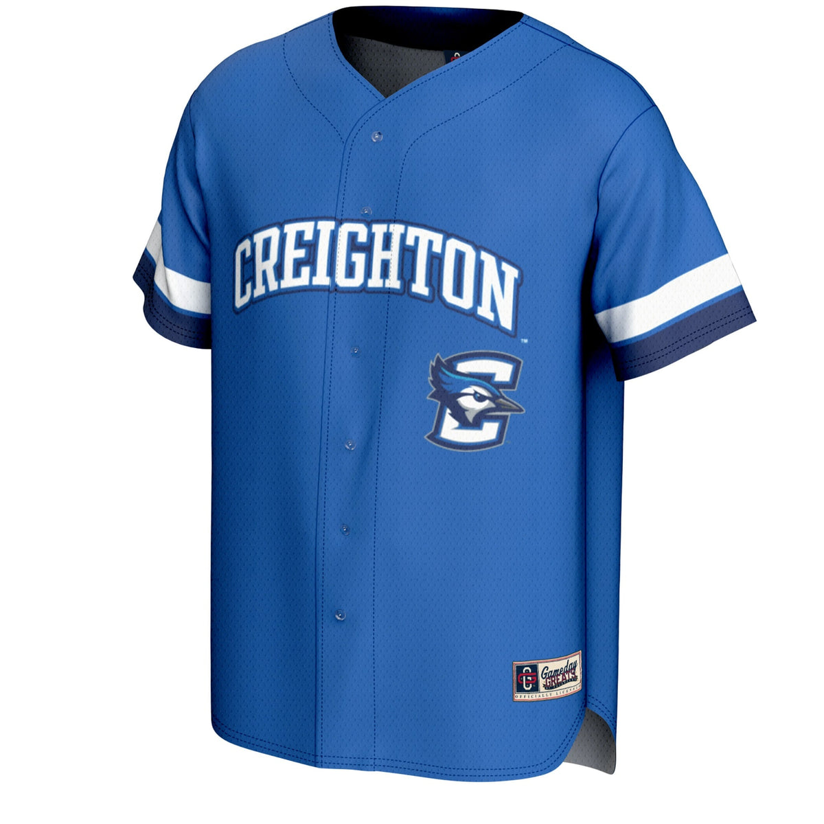 Creighton Bluejays Spirit Baseball Jersey - Blue product image 3, provided for visual reference and product detail review