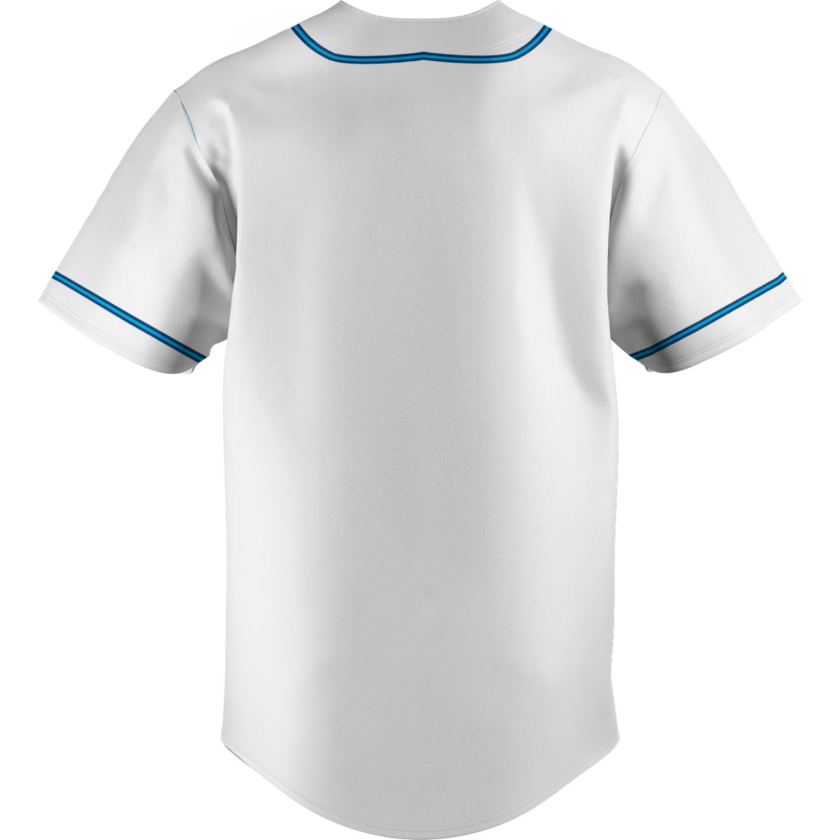 Mid Michigan College Lightweight Baseball Jersey - White product image 4, provided for visual reference and product detail