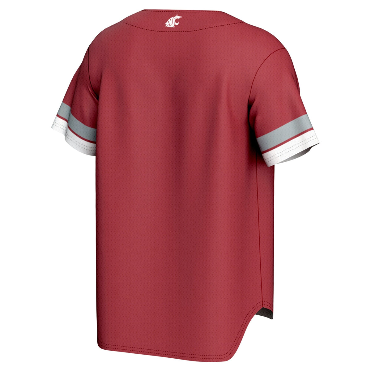 Washington State Cougars Spirit Baseball Jersey - Crimson product image 4, provided for visual reference and product detail