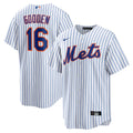 New York Mets Dwight Gooden White Home Replica Player Jersey product image 1, provided for visual reference and product
